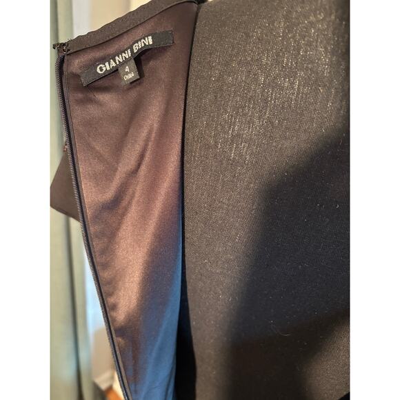 🌟GIANNI BINI Frannie Sequin & Embroidered Tie Waist Flutter Sleeve Above Knee - Picture 7 of 7